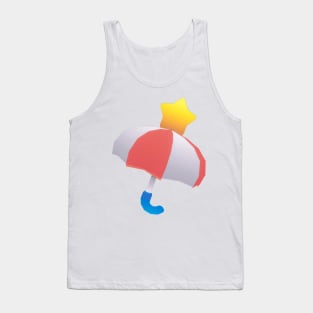 Cartoon Umbrella Tank Top